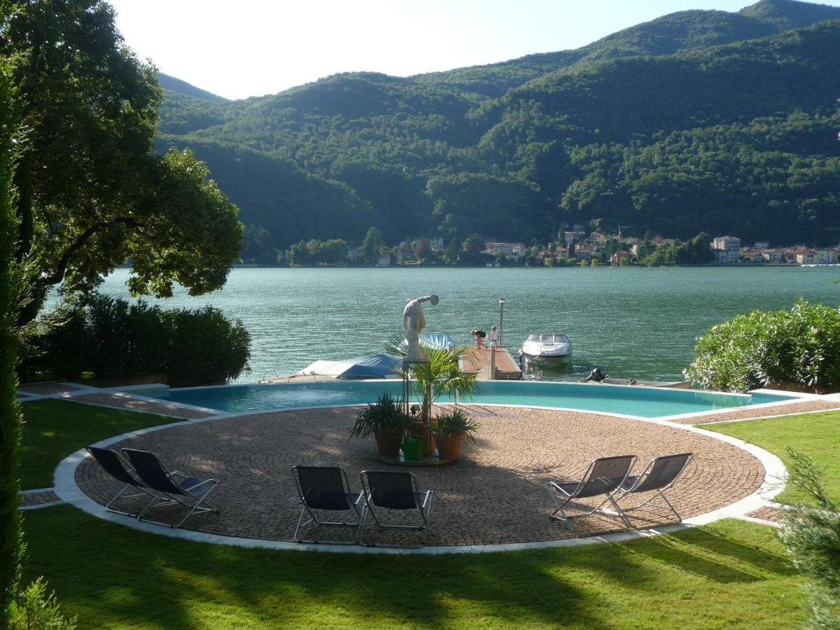 Ville Lago Lugano Porto Ceresio Zewnętrze zdjęcie